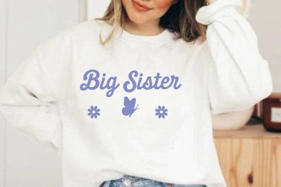 Big Sister SVG PNG T-shirt Design Vector Review