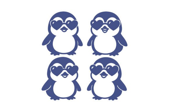 Cute Baby Penguins SVG Clipart Vector Review