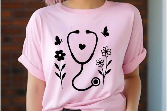 Floral Stethoscope Heart Butterfly SVG Review