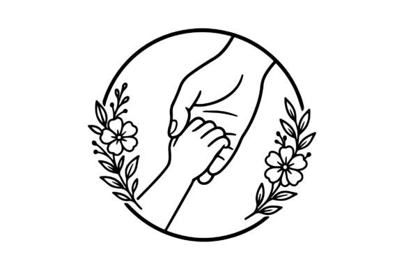 Free Floral Dad Son Hand Father s Day