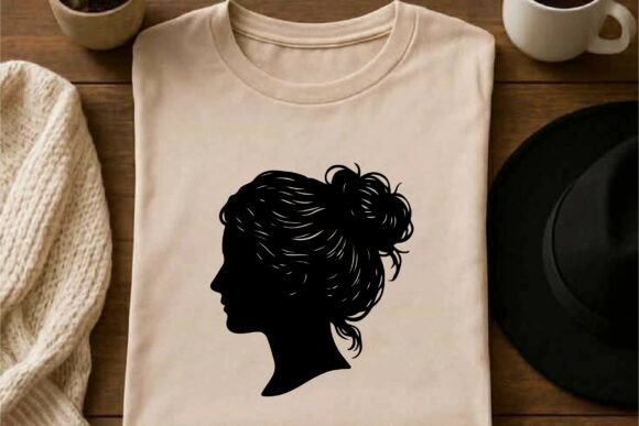 Free Messy Bun Clipart Vector Design: Real Embroidery Review
