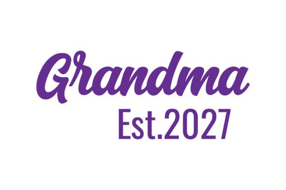 Grandma Est.2027 SVG PNG T-shirt Design Review