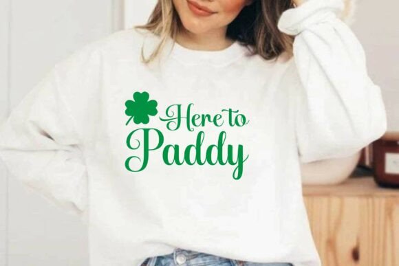 Here to Paddy Svg T-shirt Design Vector
