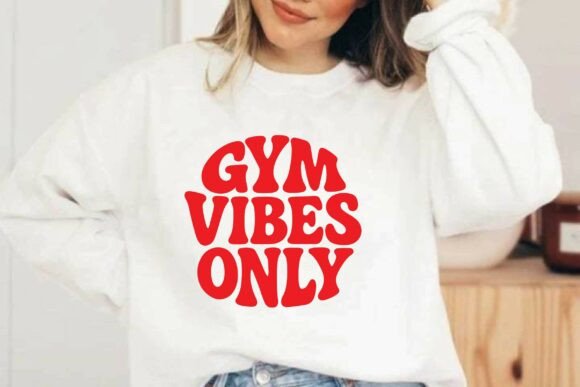 Retro Gym Vibes Only SVG T-Shirt Design Review