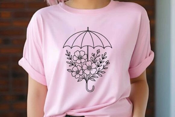 Review: Umbrella Clipart Silhouette Vector for Embroidery